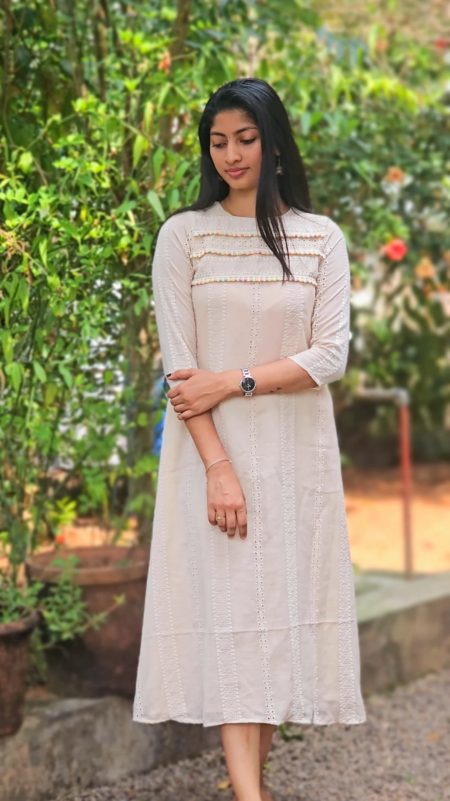 Pure Cotton Kotta Kurti with Lace Detailing