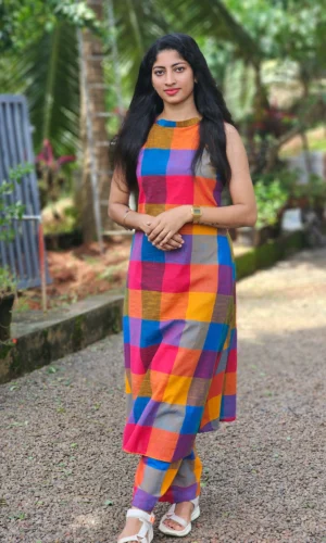 Madras Checks Cotton Co-Ord Set