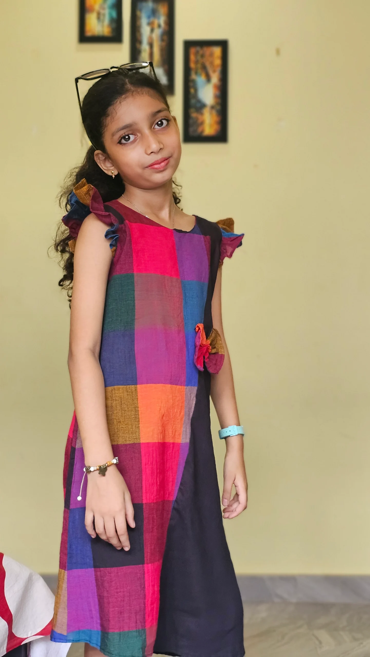 Madras Check Frock for Baby Girls and Kids