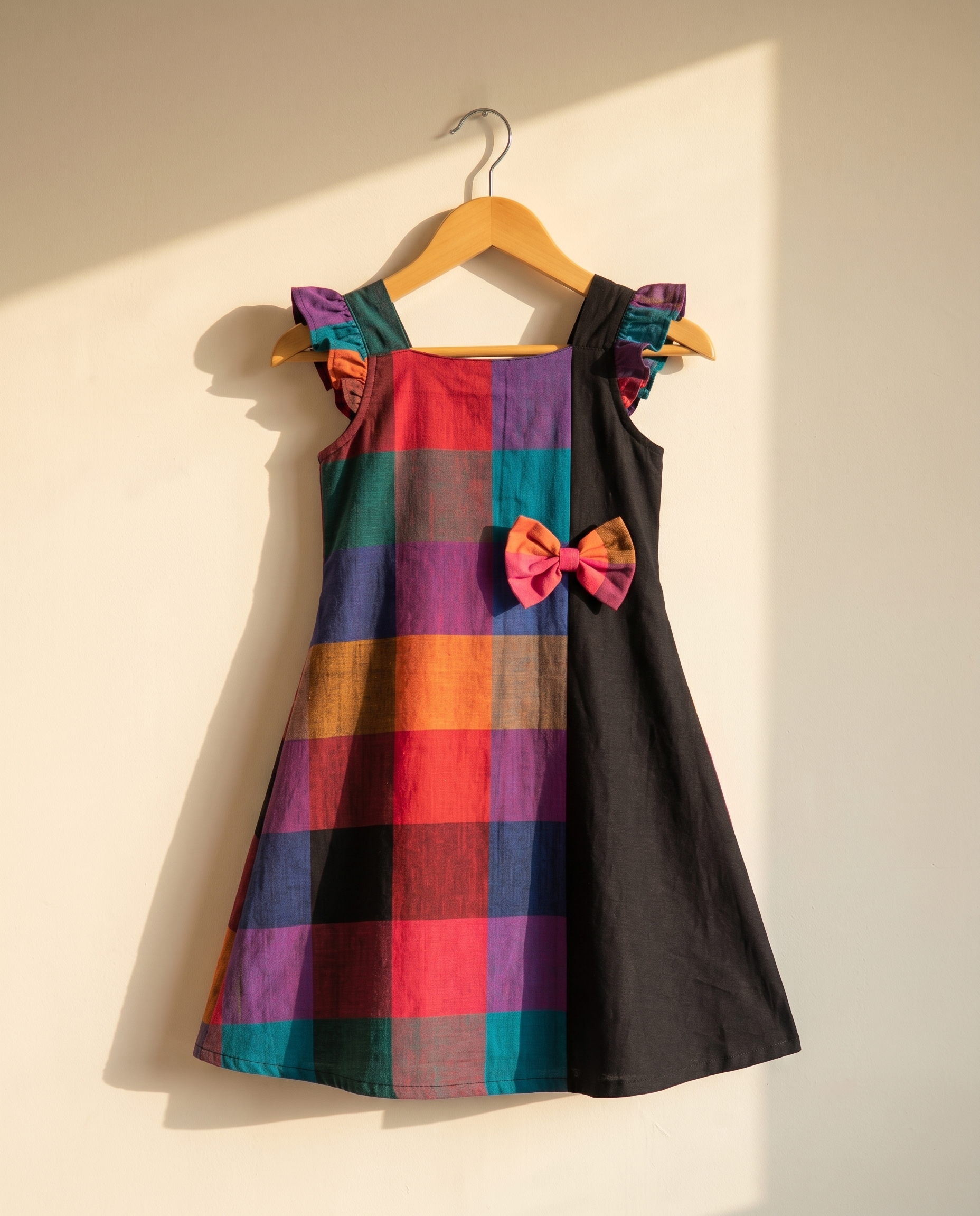 Madras Check Frock for Baby Girls and Kids