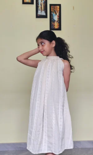 Pure Cotton Kotta Halter Neck Frock For Kids