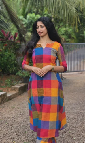 Madras Check Co-Ord Set