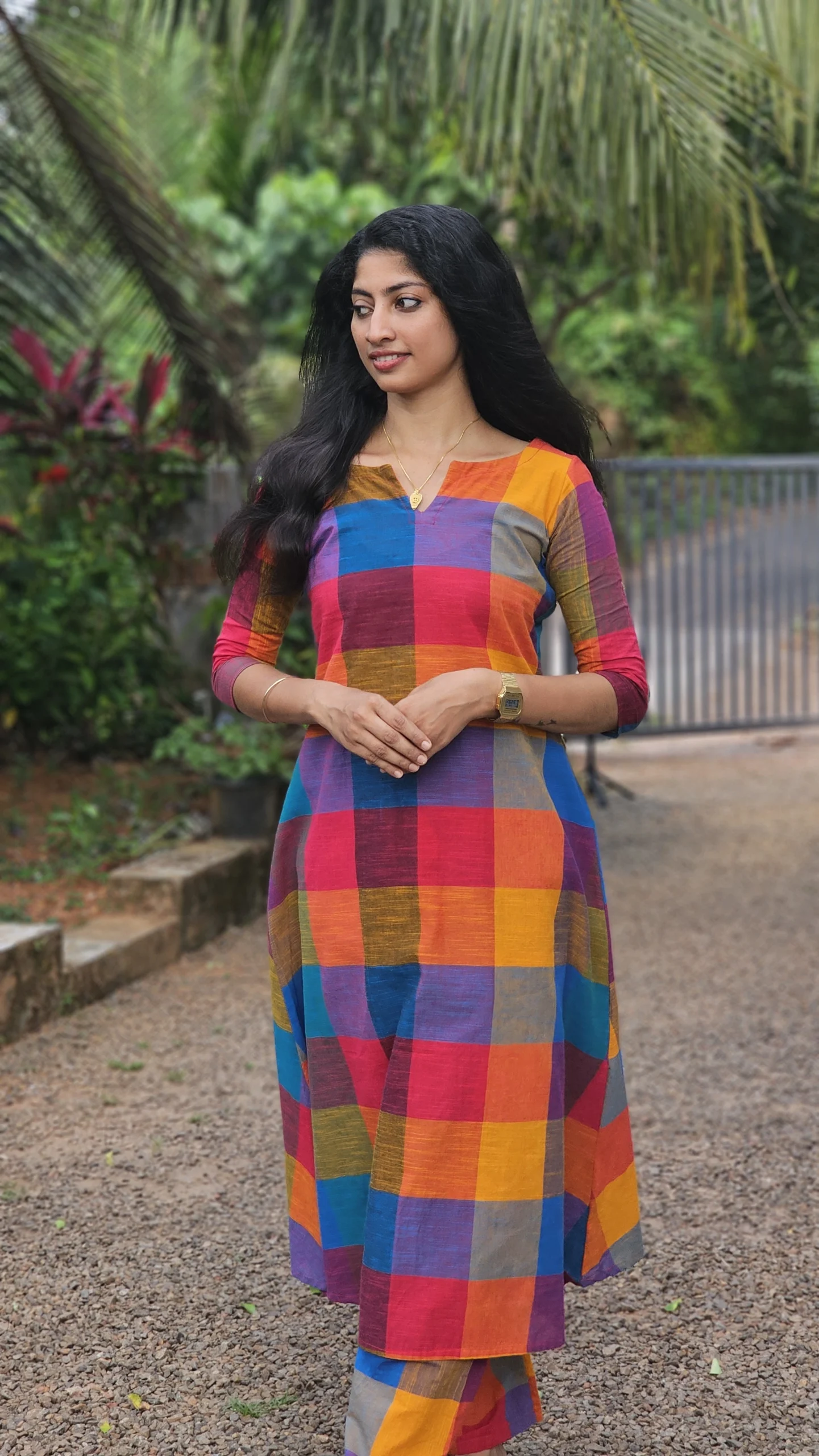 Madras Check Co-Ord Set